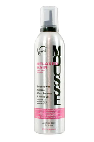Vigorol Relaxed Hair Mousse(12oz)-Pink